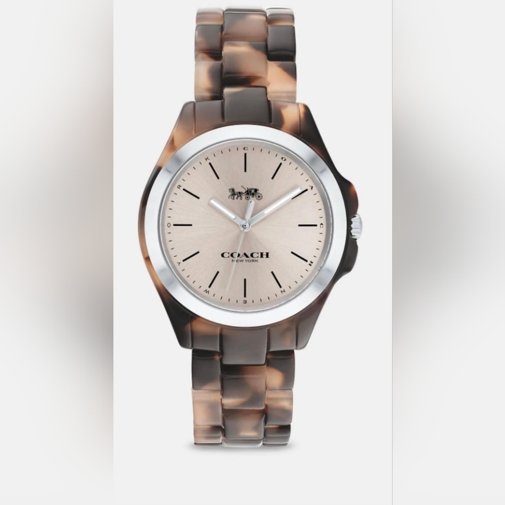 Coach Brown and Silver Grooming Essentials